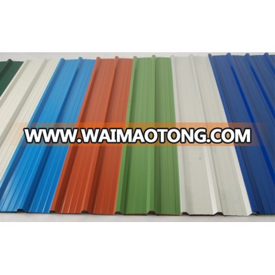 AISI ASTM GB Steel Roofing Sheets Long Span Color Coated Corrugated Roofing Sheet / PPGI corrugated roofing sheets